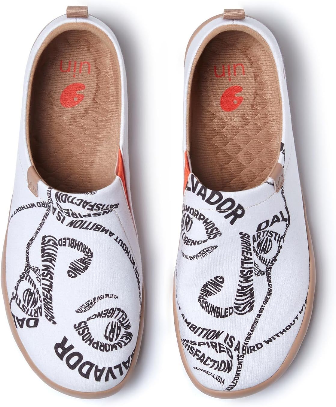 

Мужские лоферы UIN, раскрашенные туристические туфли, слипоны для прогулок, повседневные легкие удобные модные кроссовки Toledo Destination, Abstract Dali