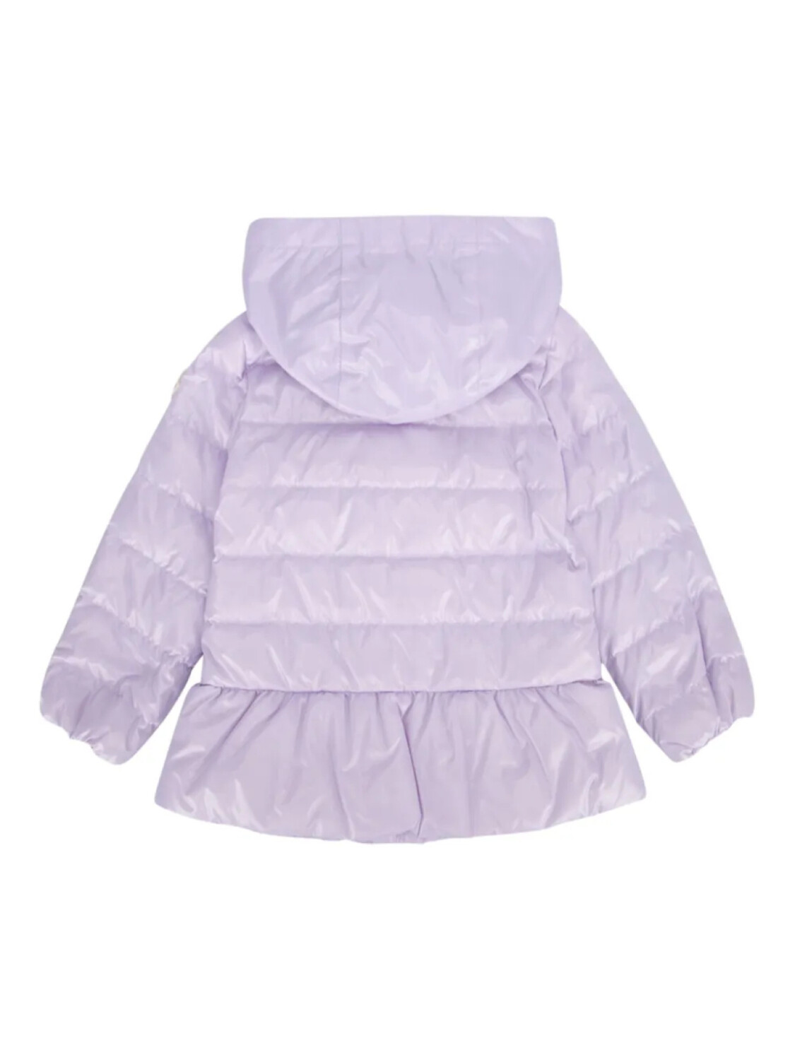 Moncler Enfant пуховик Blandine с логотипом, фиолетовый — фото 2