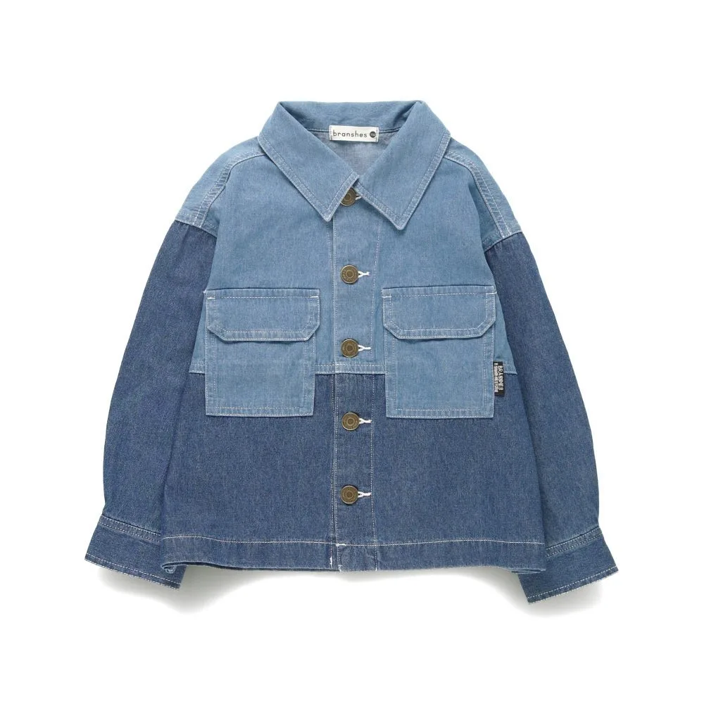 Джинсовая куртка, подобранная по цвету Branshes, blue — фото 2