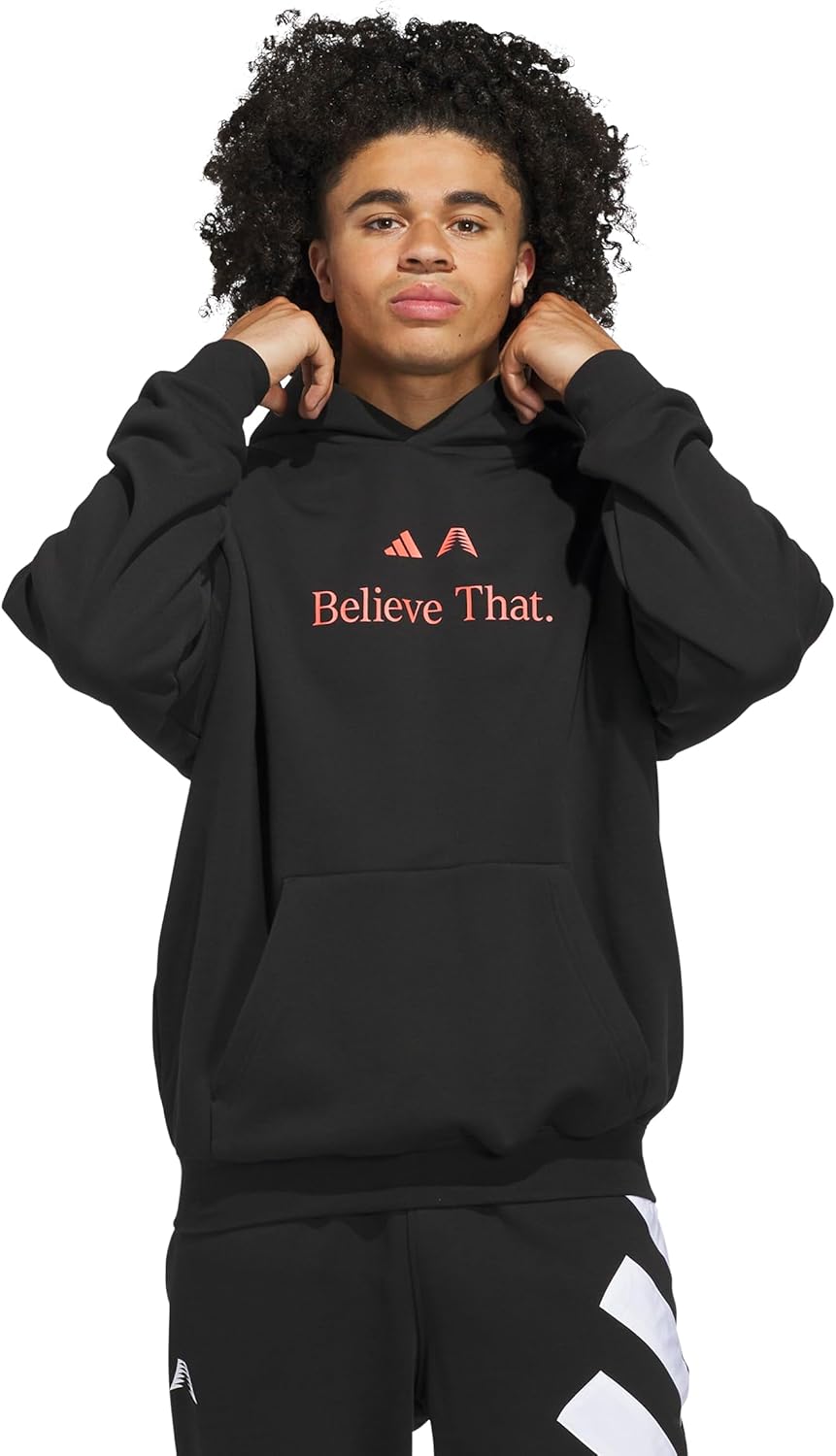 

Мужская толстовка adidas KKT51 ANTED BT с капюшоном, черный/красный