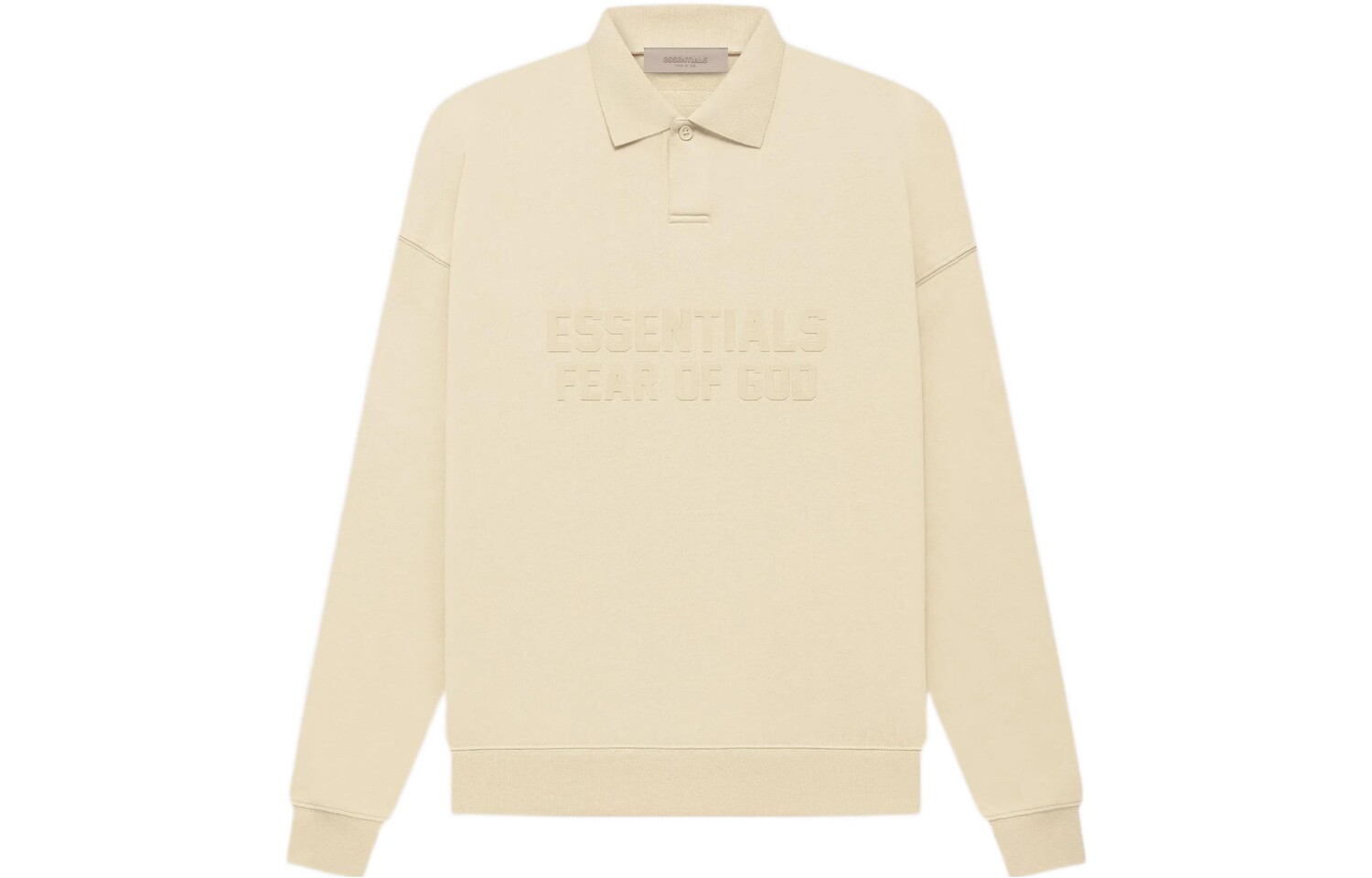 

Рубашка поло женская, цвет яичная скорлупа, белая Fear Of God Essentials
