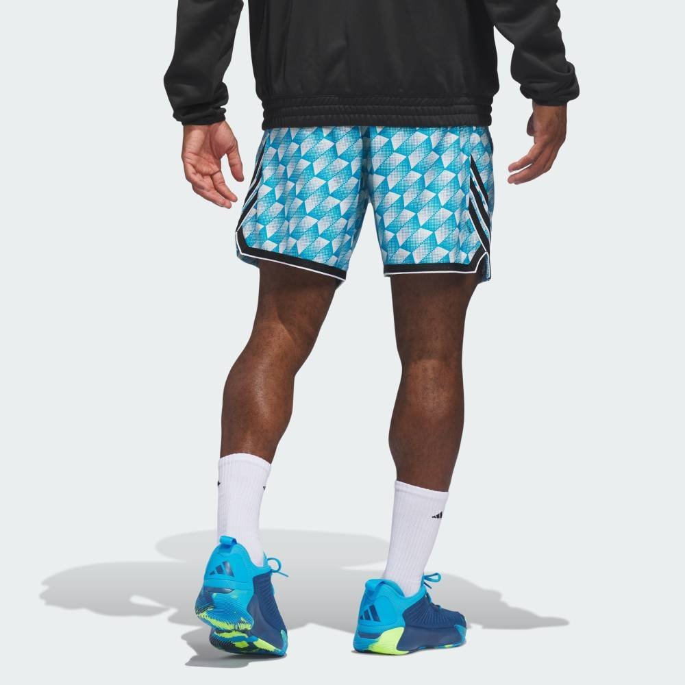 Шорты Crazy Light AOP Adidas, blue — фото 2