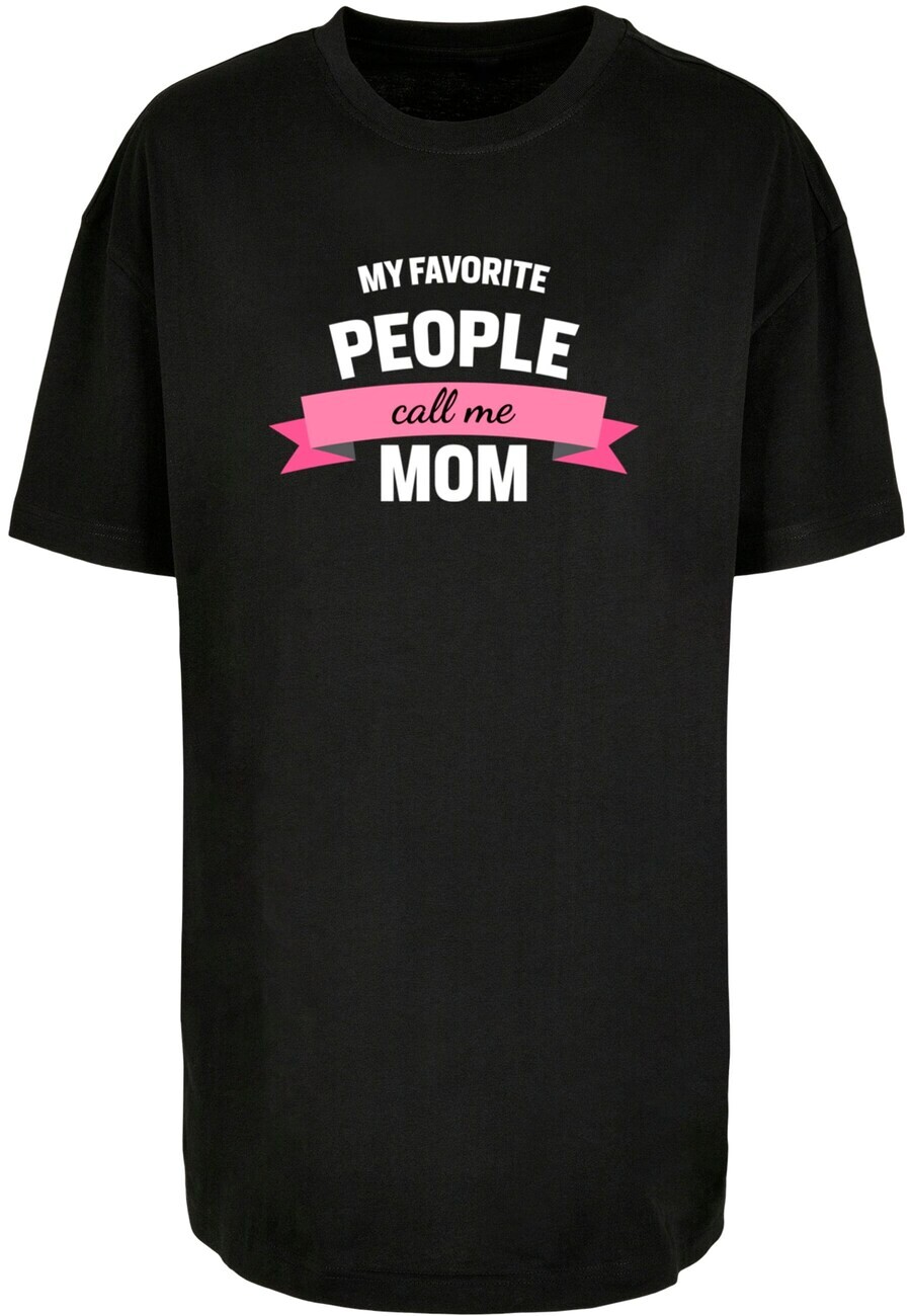 

Топ оверсайз Merchcode Oversized Shirt My Favorite People Call Me Mom, черный