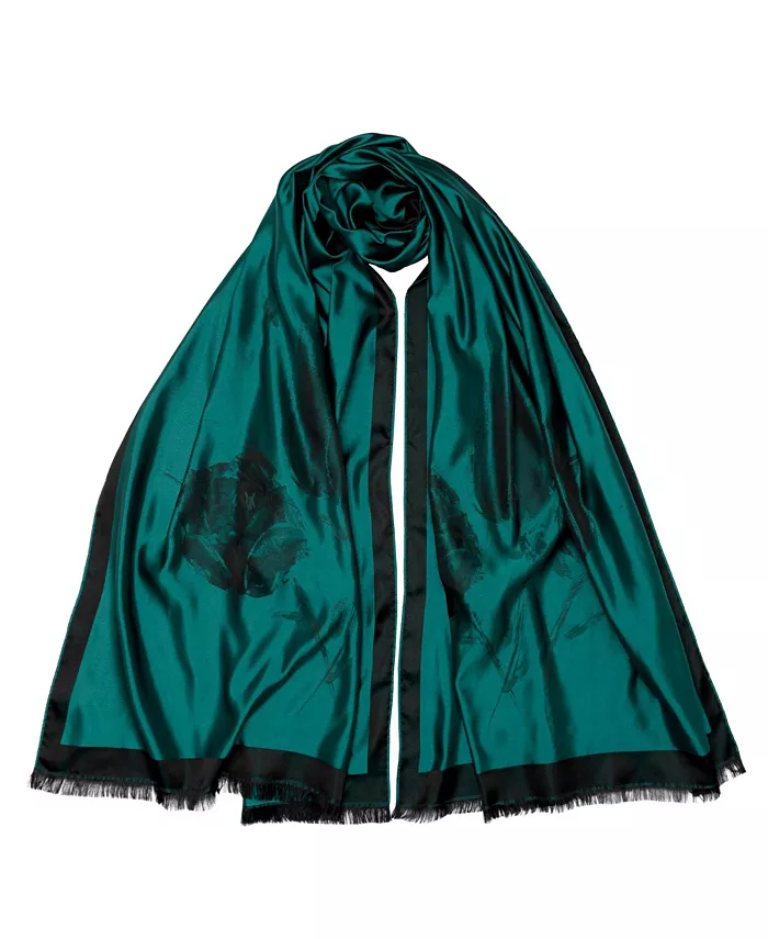 

Fortuna - Шелковый шарф/палантин для женщин Elizabetta, зеленый