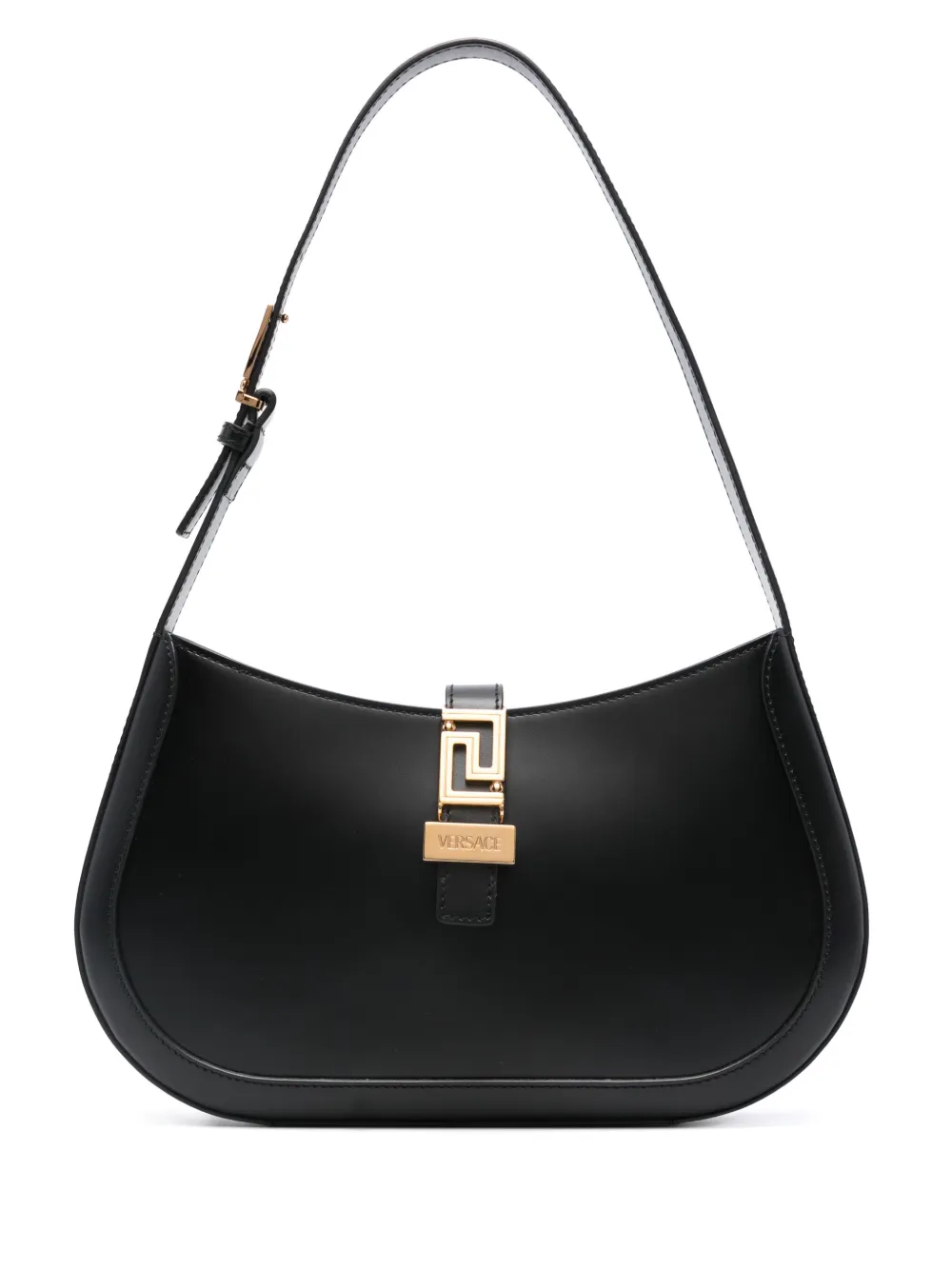 

Сумка на плечо Greca Goddess Hobo VERSACE, черный