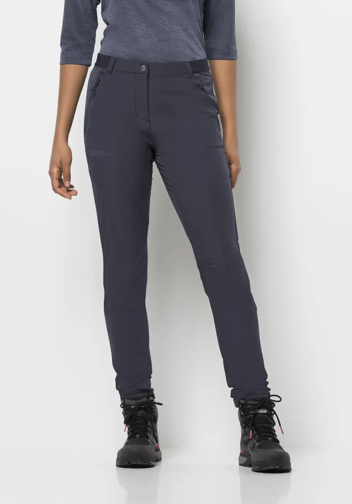 

Брюки из мягкой кожи Jack Wolfskin "GEIGELSTEIN SLIM PANTS W", цвет Graphite