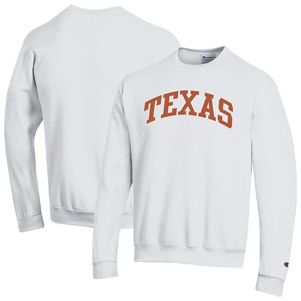 

Мужской белый свитшот Texas Longhorns basic arch fleece Champion