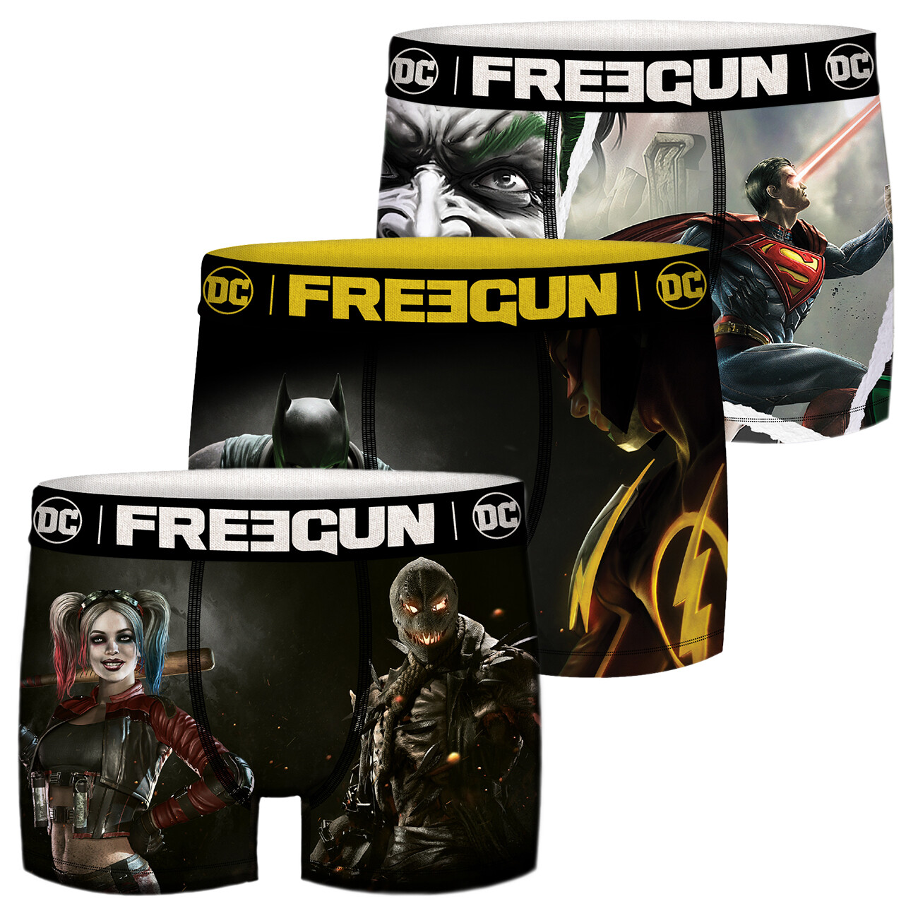 

Боксеры Freegun Trunk Freegun Comic Jungen Boxershorts 3 шт, разноцветный