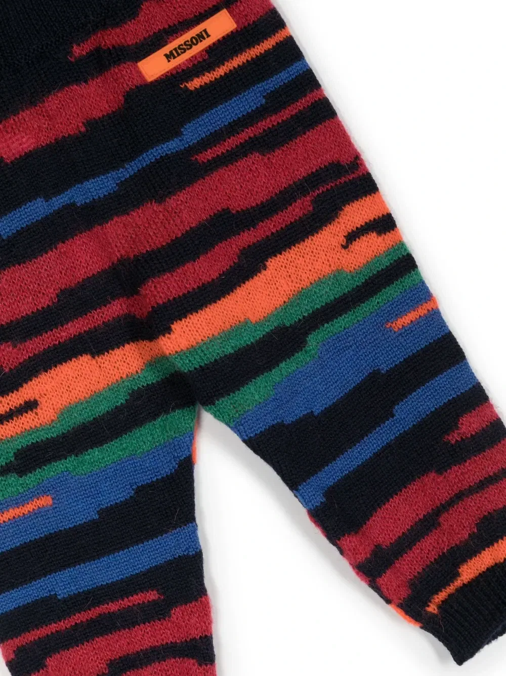 Брюки с графичным принтом Missoni Kids, синий — фото 3