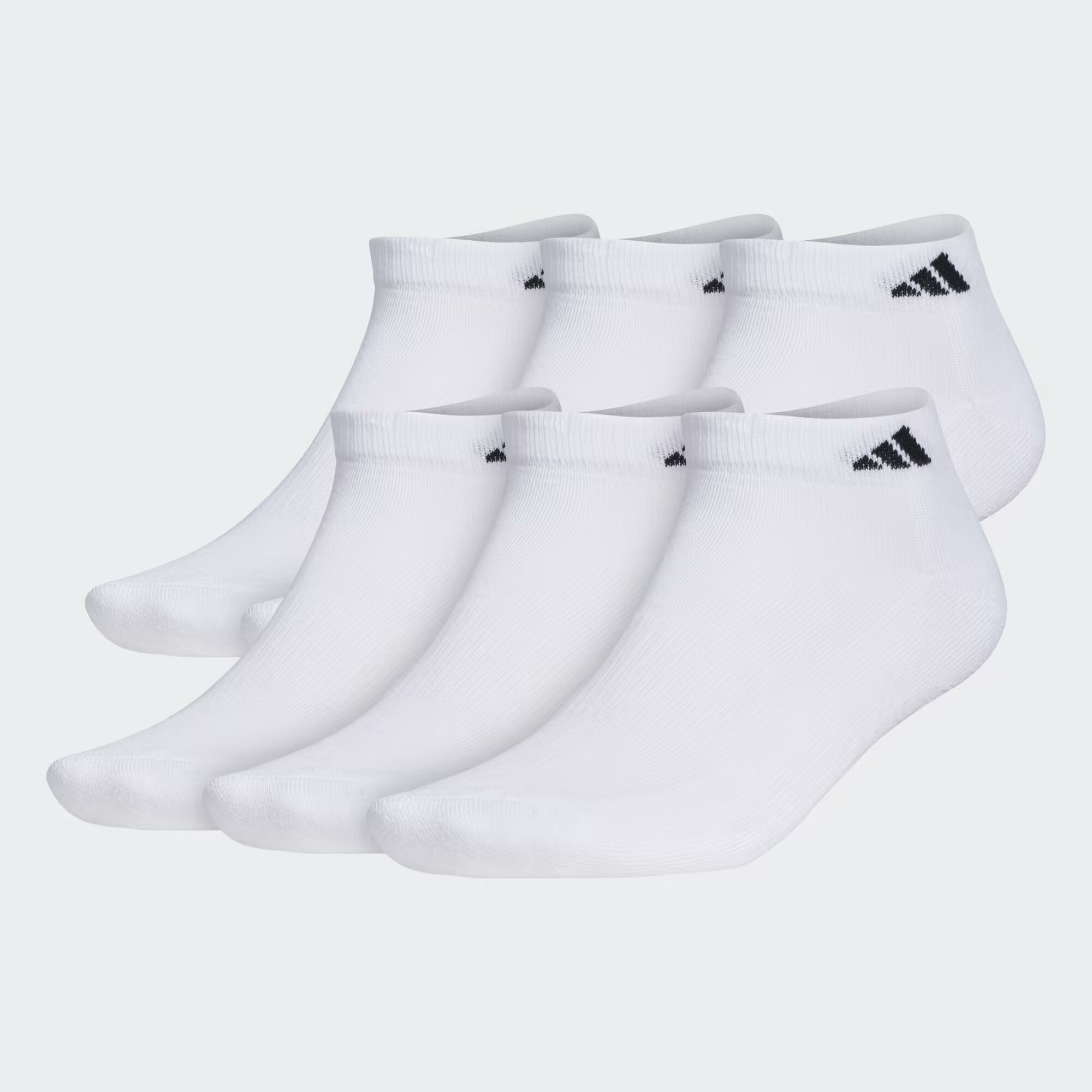 

Спортивные низкие носки с мягкой подкладкой, 6 пар Adidas, White/Black