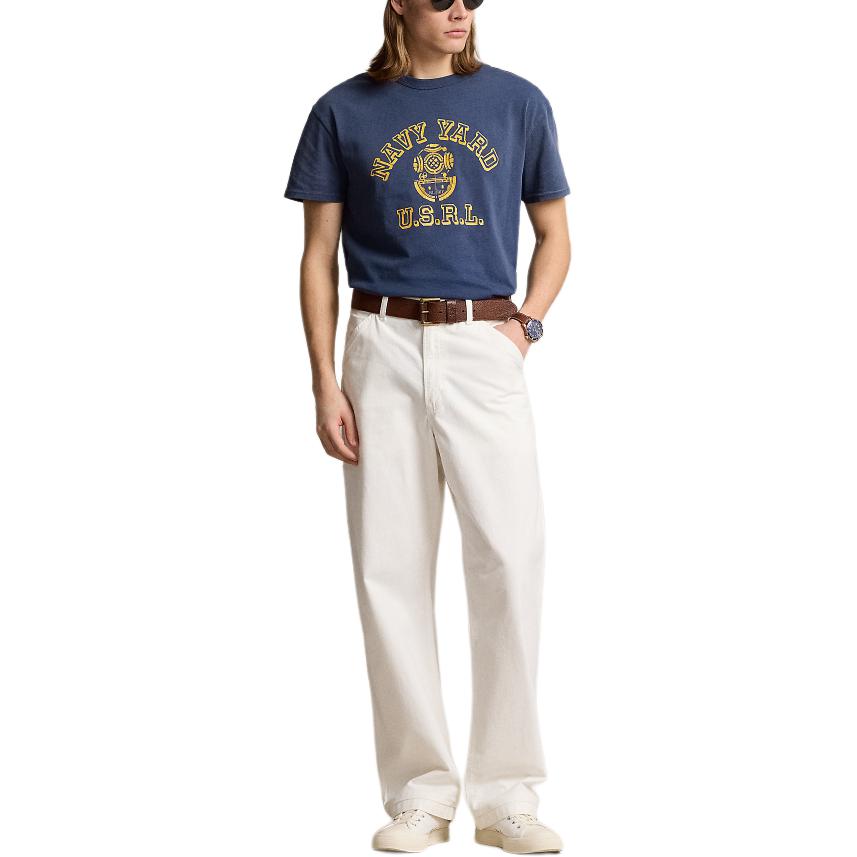 Polo Ralph Lauren Футболка мужская темно-кобальтовая Deep Cobalt Blue — фото 4