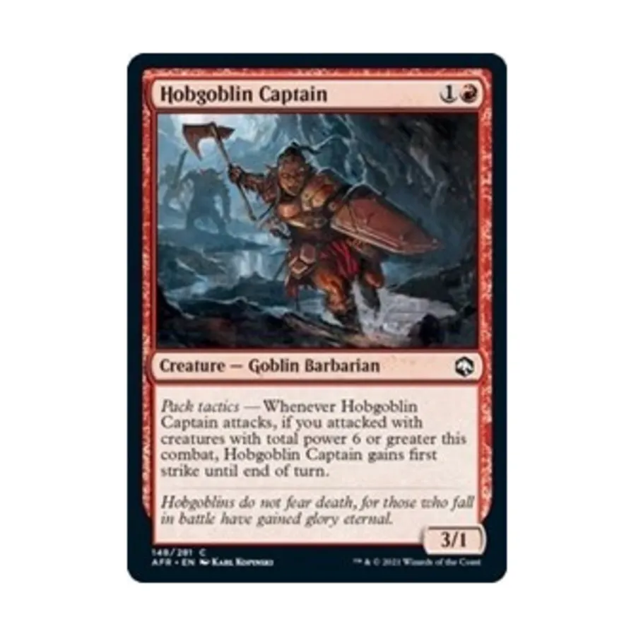

CCG Капитан хобгоблинов (клавиша C), MTG - Adventures in the Forgotten Realms