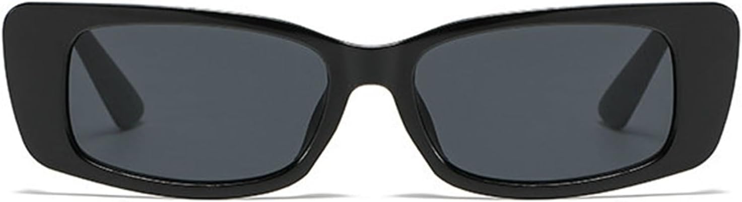 

Солнцезащитные очки Willochra Fashion Small Polygon Rectangle для женщин, в стиле ретро 90-х, узкие градиентные, с защитой от УФ-излучения UV400, для мужчин, сине-черные, C1