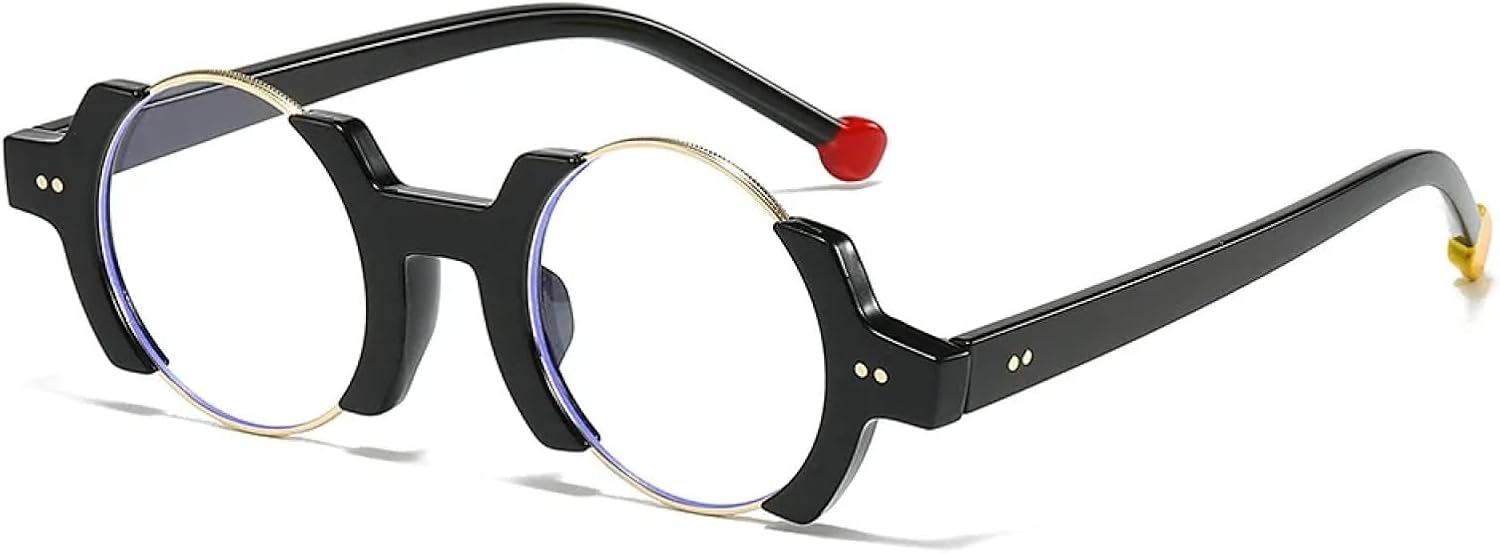 

Популярные модные круглые солнцезащитные очки для женщин и мужчин в стиле панк с заклепками, роскошные, с градиентным покрытием и защитой от УФ-излучения UV400 TYUVIVO, 6