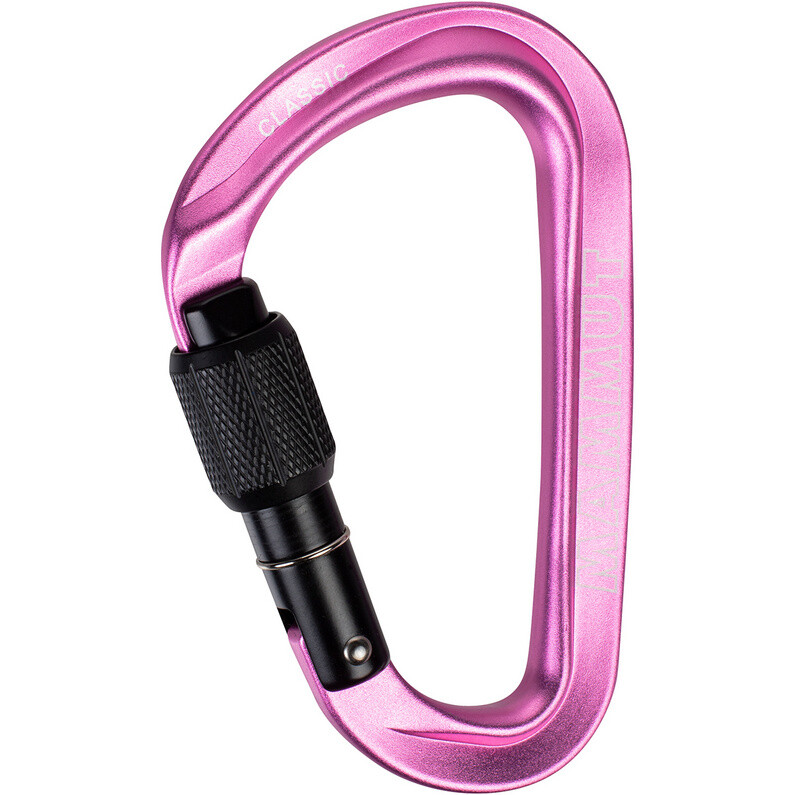 

Классический карабин Screwgate Mammut, розовый