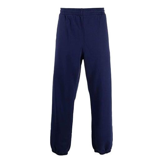 

Брюки men's arrow pattern solid color sports pants/trousers/joggers loose fit navy blue Off-White, синий