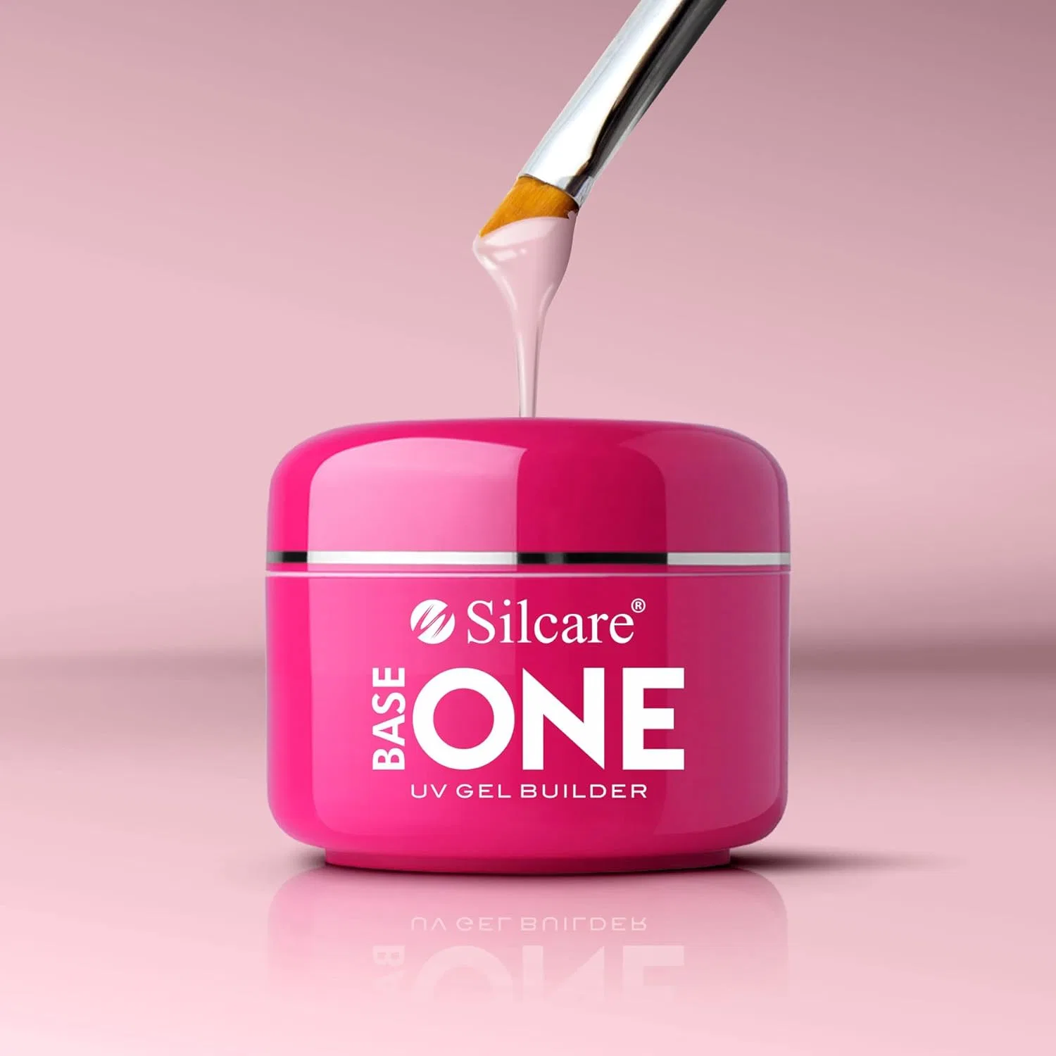 УФ-гель Base One Cover BP Free, 100 г Silcare — фото 4