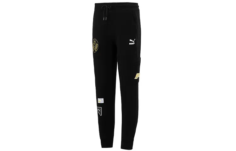 

Трикотажные спортивные штаны унисекс Puma, цвет Black