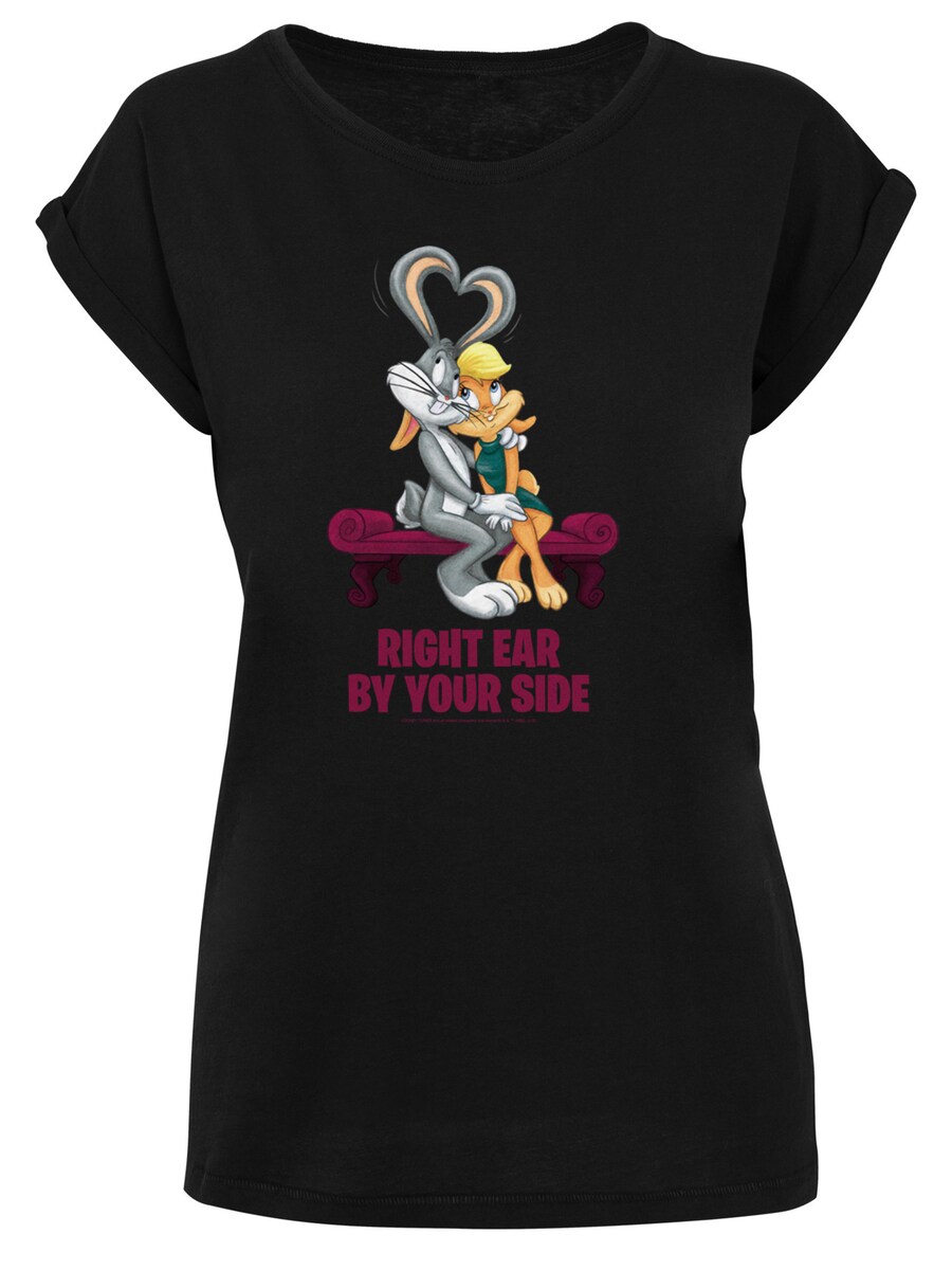 

Футболка F4NT4STIC Looney Tunes Bugs And Lola Valentines Cuddle, Black