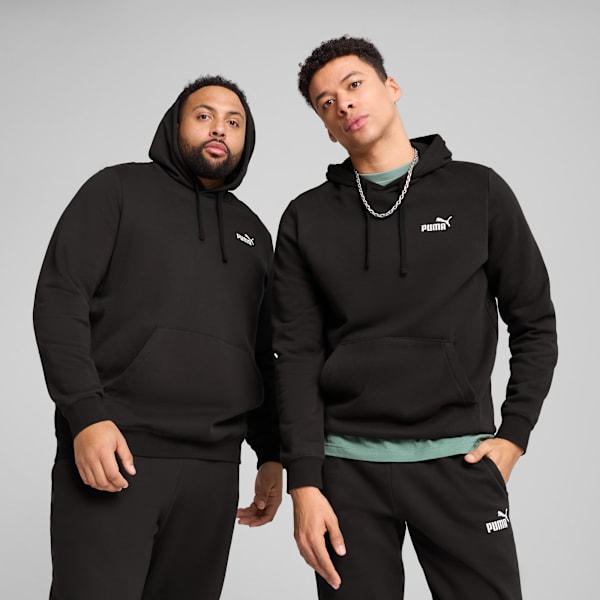 

Мужская толстовка с капюшоном и маленьким логотипом Puma Essentials, черный
