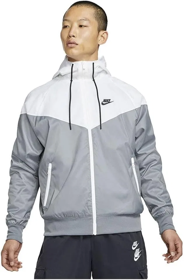 Ветровка Nike Sportswear Windrunner, Smoke Grey/White/Smoke Grey/Black
