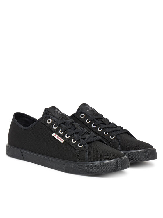 Тканевые кроссовки Ess Vulc Low Mg Cv YM0YM01301 Calvin Klein Jeans, черный — фото 2