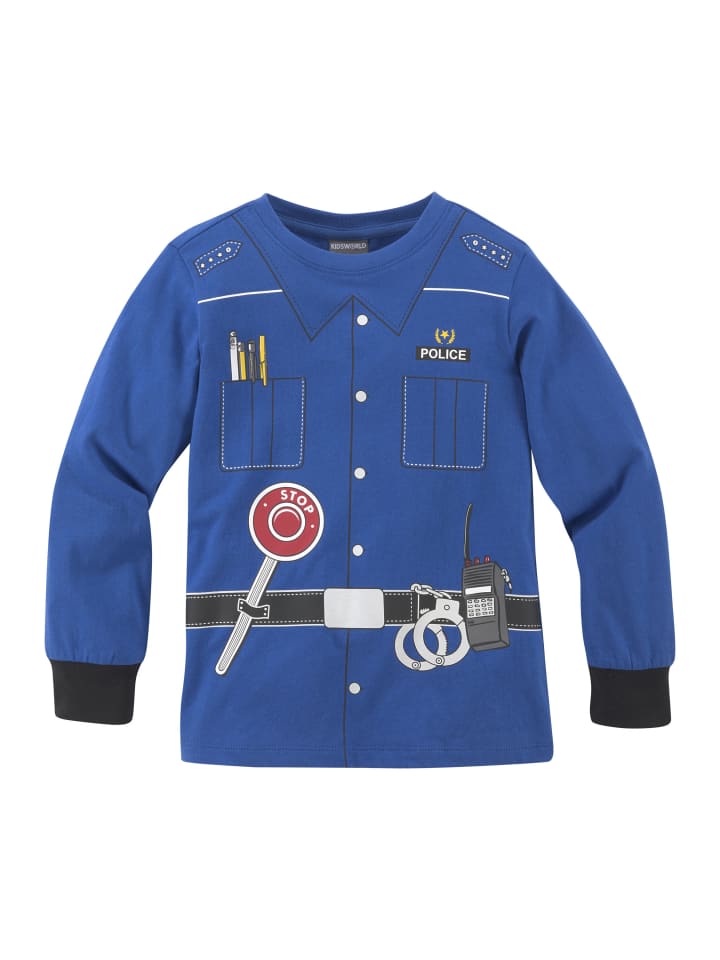

Рубашка с длинным рукавом Kidsworld, королевский синий