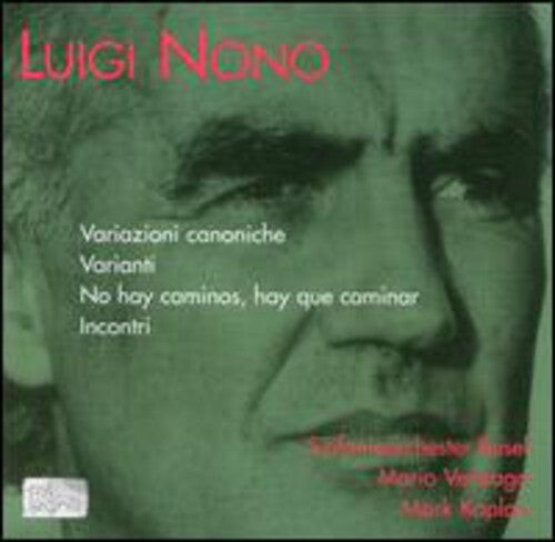 

CD диск Nono / Kaplan / Venzago / So Basel: Variazioni Canoniche Sulla Serie