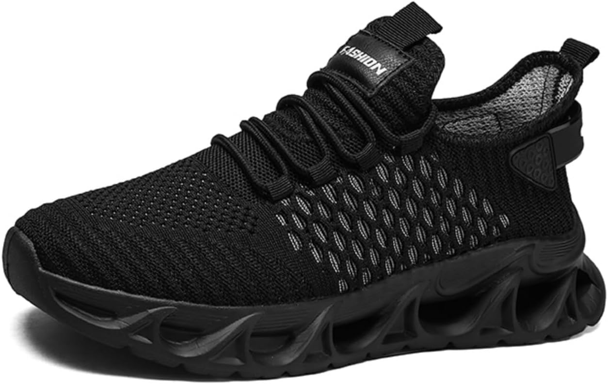 

Мужские сетчатые кроссовки Легкие, гибкие, легко надеваются и снимаются, подходят для повседневного ношения, спорта и бега Aokisx, черный