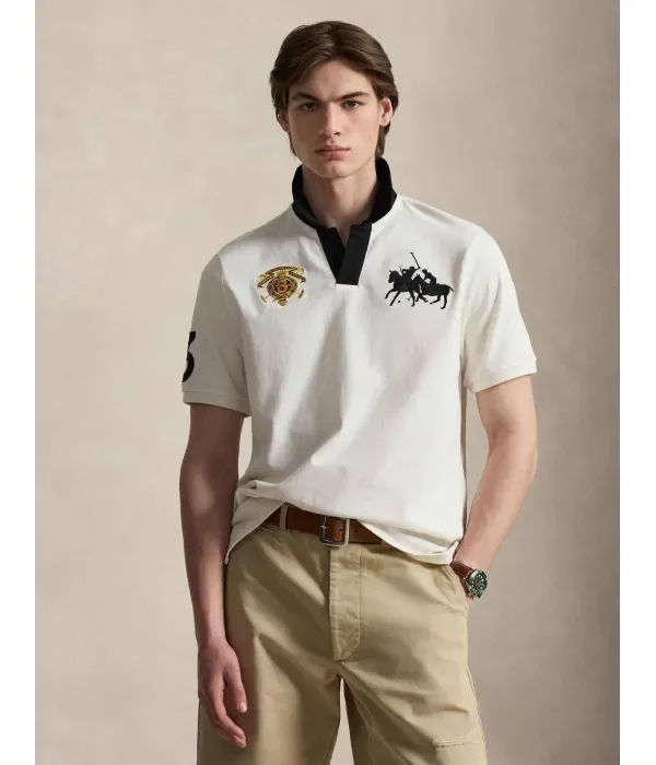 Полюс classic fit Polo Ralph Lauren, экрю