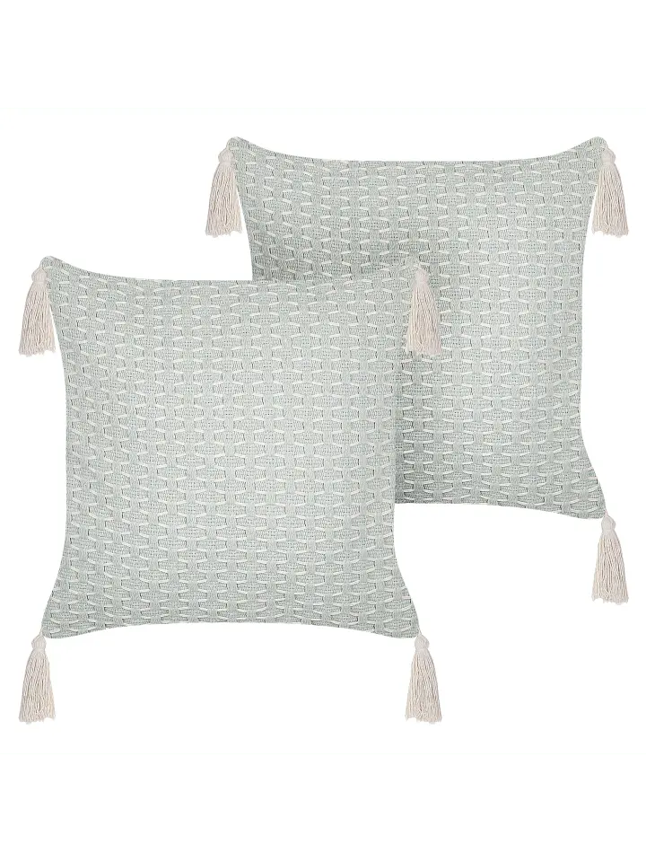 

Декоративная подушка Beliani 2er Set Deko HAKONE, цвет grün/beige