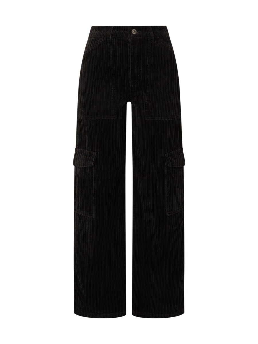 

Брюки-карго WEEKDAY Loose fit Cargo Pants Julian, черный
