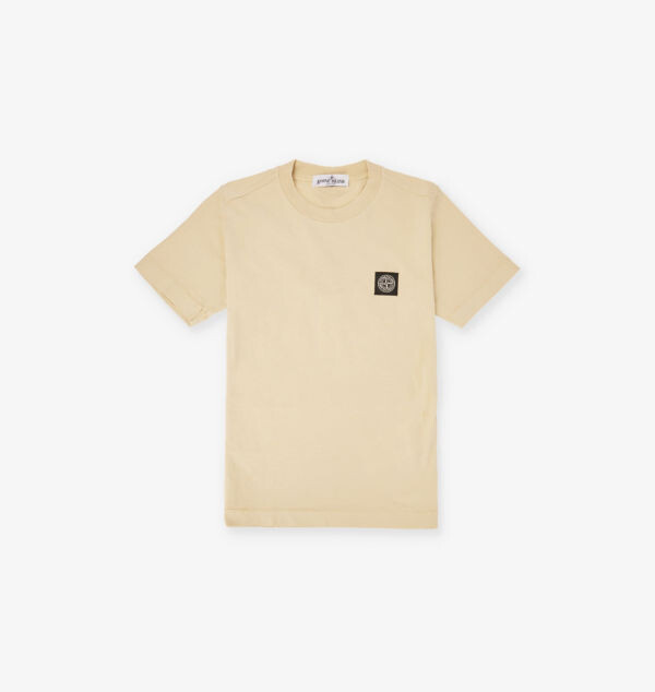 

Классическая футболка из хлопкового трикотажа с коротким рукавом 2-12 лет Stone Island, желтый