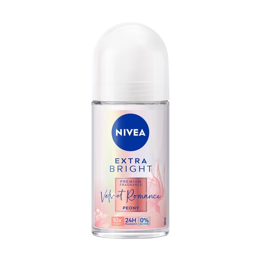 

Nivea Экстра-яркий аромат премиум-класса Velvet Romance Peony в рулоне 50 мл, Pink