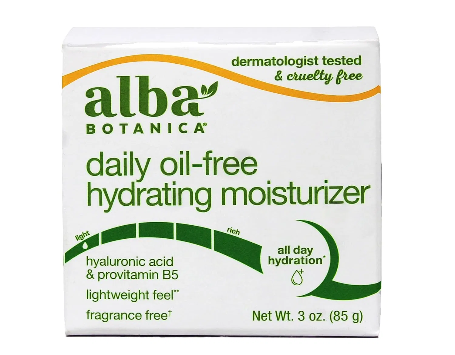 Безмасляный увлажняющий крем Alba Botanica Hawaiian Aloe & Green Tea, 85 г Alba Botanica — фото 2