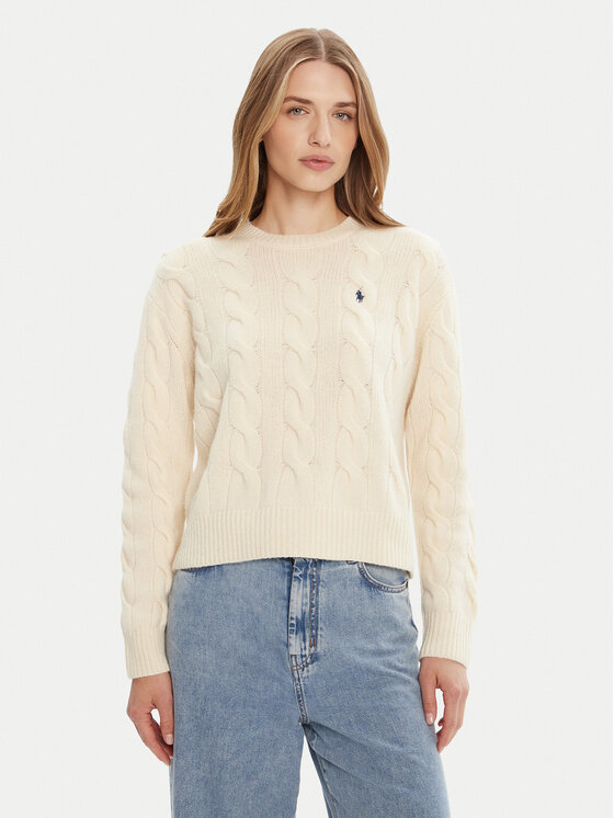 

Свитер straight fit 211A91216002 Polo Ralph Lauren, экрю