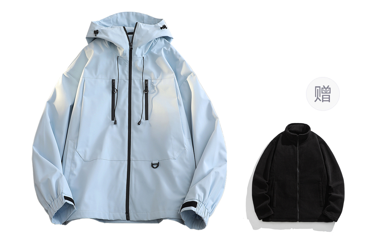 

WARRIOR Куртка Unisex, Glacier Blue[3-in-1, Polar Fleece Liner]