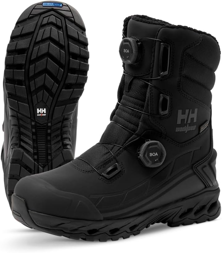 

Helly-Hansen Bifrost BOA мужские зимние рабочие ботинки waterproof - кожа с технологией Solarcore, утеплитель Primaloft 400 г, нескользящая подошва, защита от электростатического разряда Helly Hansen, 990 Black