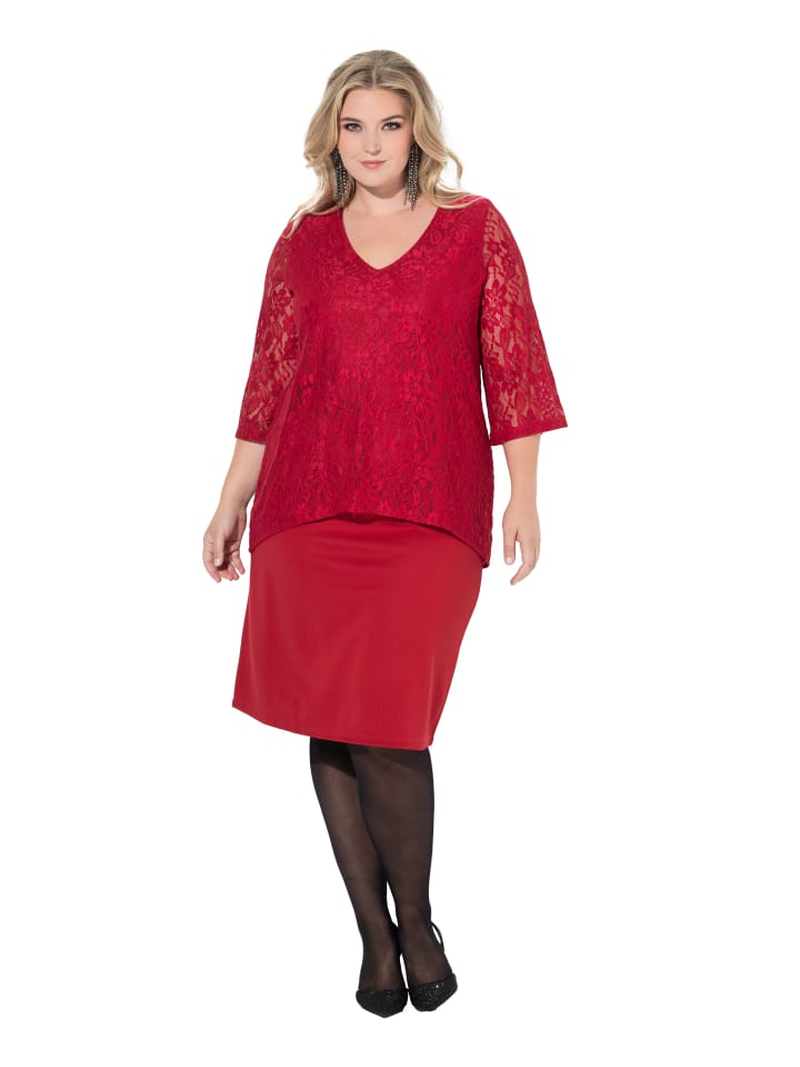 

MIAMODA Вечернее платье из красного бархата