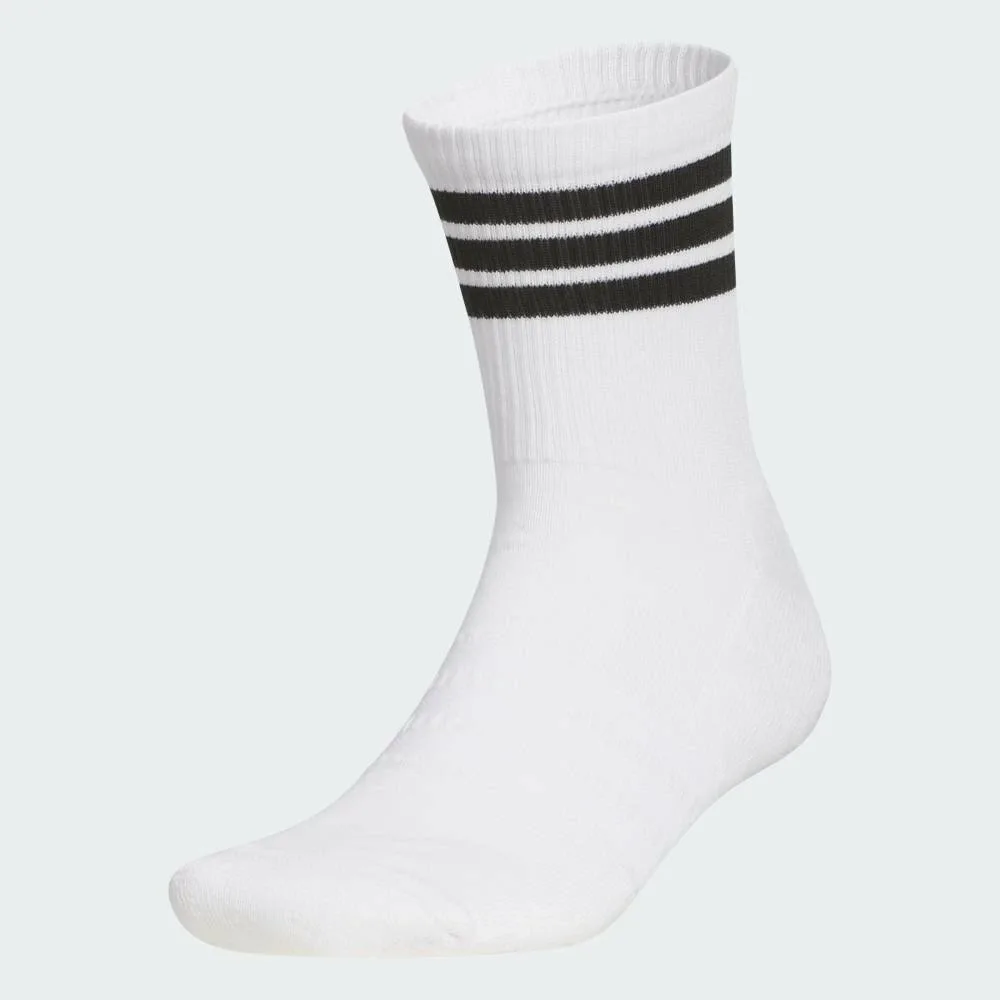 Полукруглые носки с тремя полосками Adidas, white