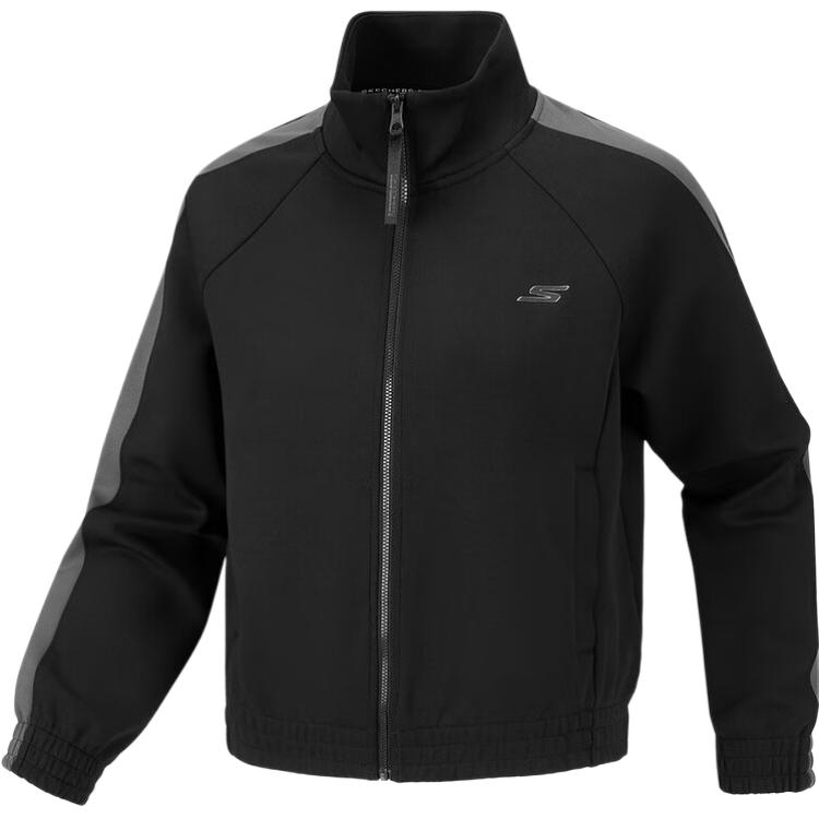 

Женская куртка из базовой спортивной коллекции Skechers, carbon черный-0018