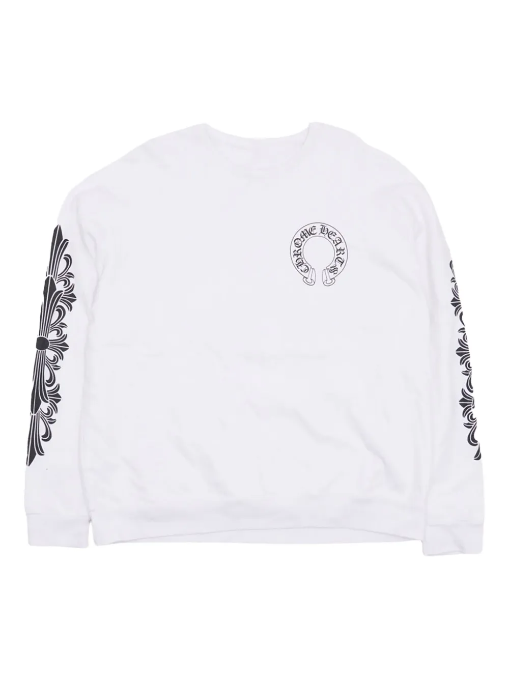 

Толстовка с круглым вырезом и логотипом Chrome Hearts, белый