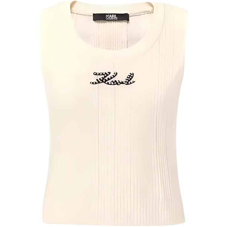 

KARL LAGERFELD / Karl Lagerfeld Jeans Женская майка KARL LAGERFELD SS24, белая