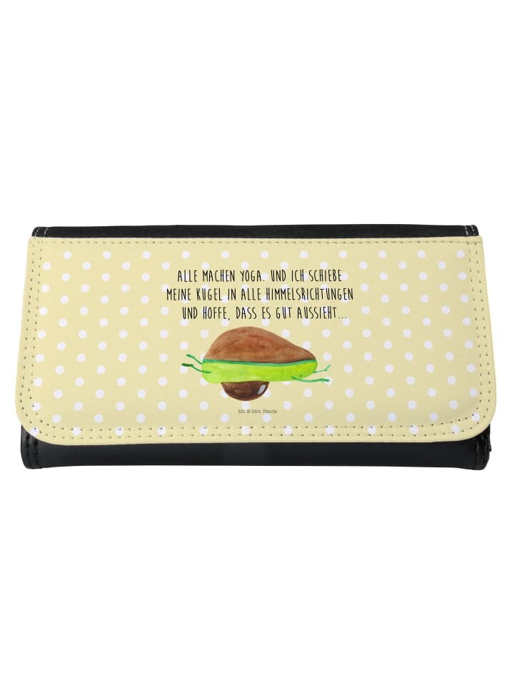 

Портмоне Mr & Mrs Panda Damen Avocado Yoga, пастельно-желтый