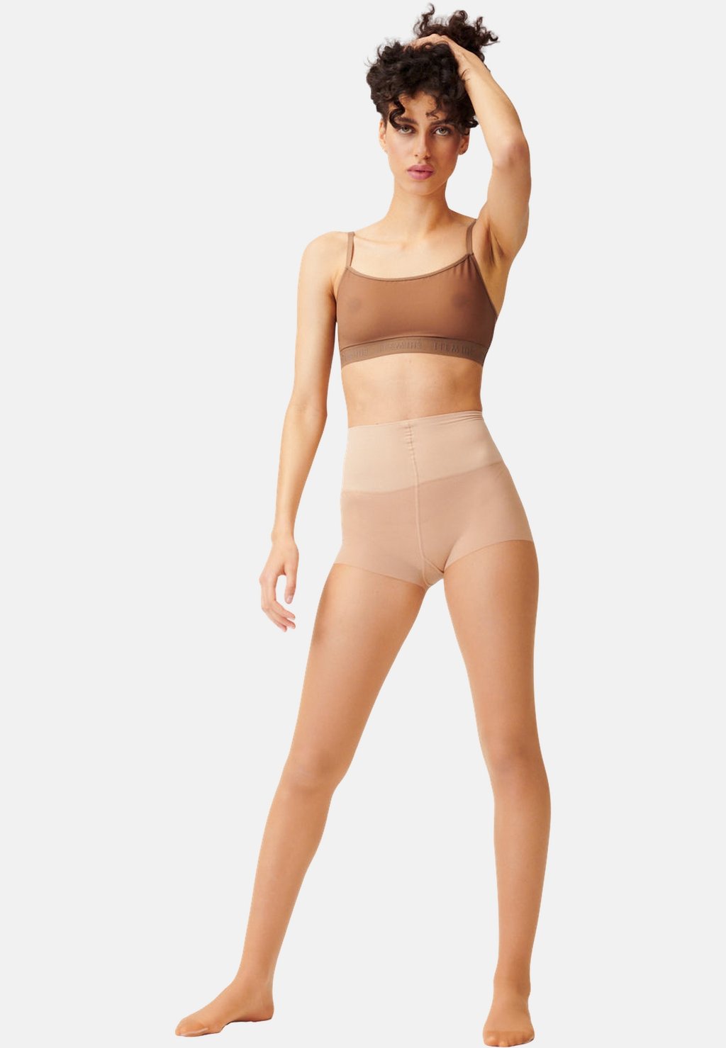 

Колготки INVISIBLE SHAPING CONTROL TOP COMPRESSION TIGHTS 15 DEN MADE IN GERMANY ITEM m6, бронза