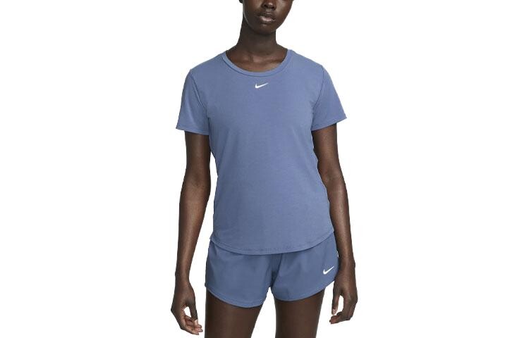 

Футболка женская размытая синяя Nike