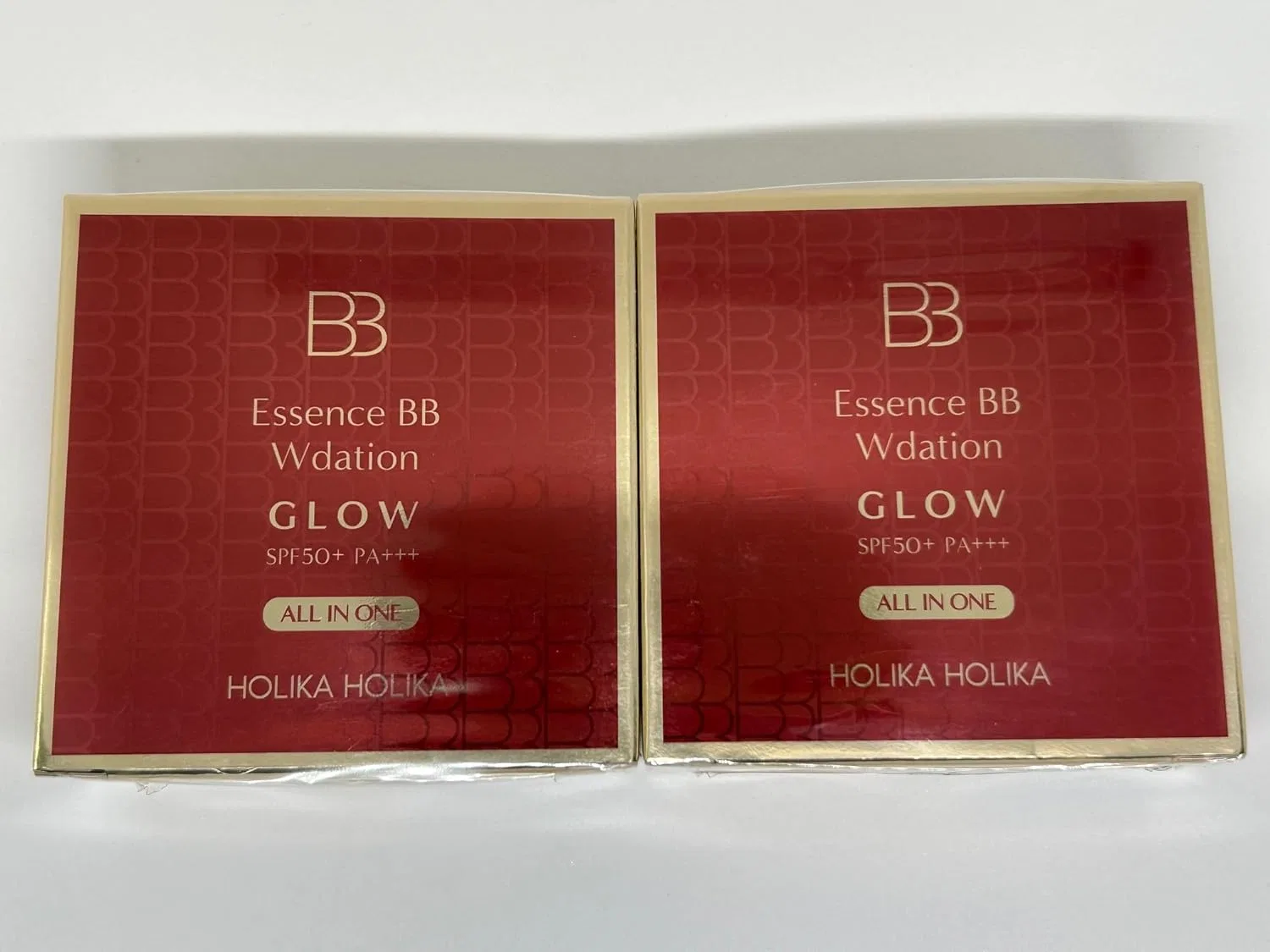 BB-крем Holika Essence BB W Setting Glow, 18 г, красный
