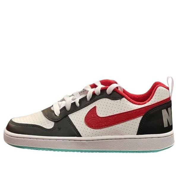 

Кроссовки Court Borough низкие красные Nike, белый