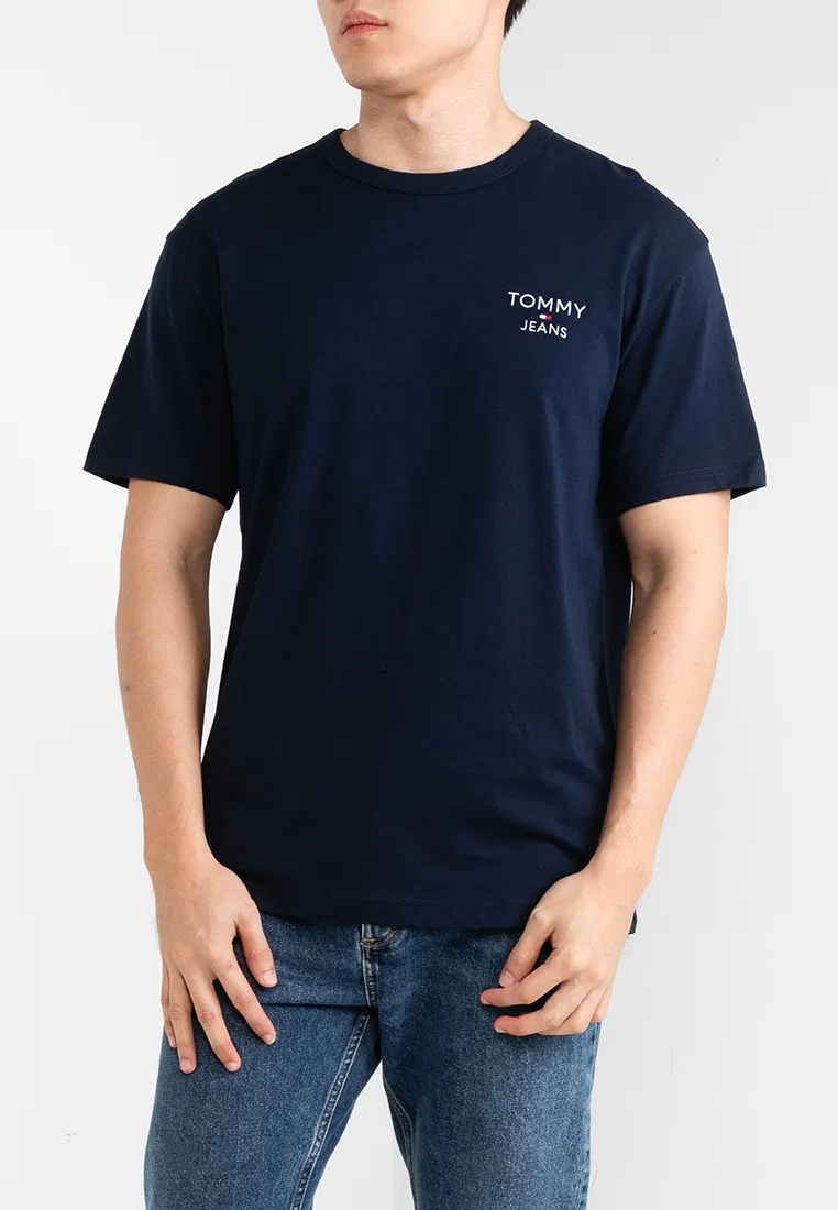 Футболка с коротким рукавом, Tommy Jeans Tommy Hilfiger, темно-синий