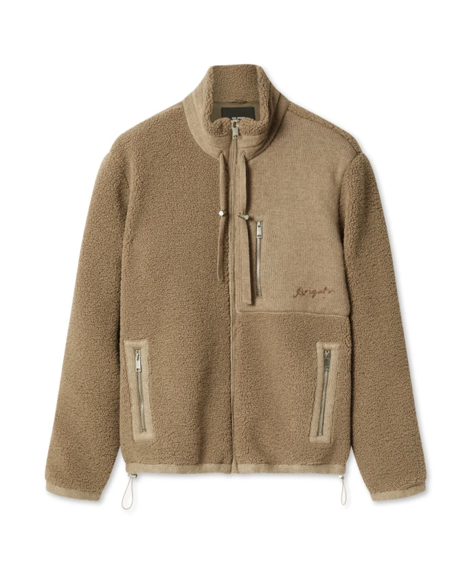 

Альпийская флисовая куртка Axel Arigato, коричневый